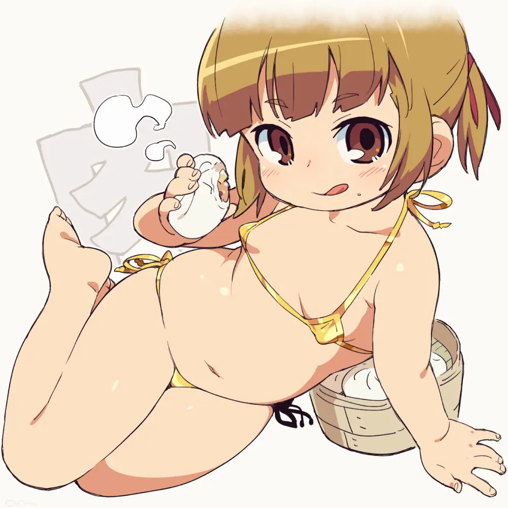 【60枚】マイクロビキニでおっぱいがパツパツなエロ画像まとめ【二次エロ】