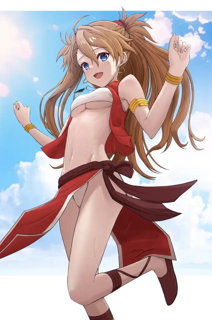 【二次】ローアングルでおパンツ見えちゃってるエロ画像まとめ