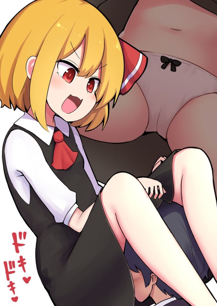 女の子のスカートの中に頭をつっこんでるエロ画像まとめ