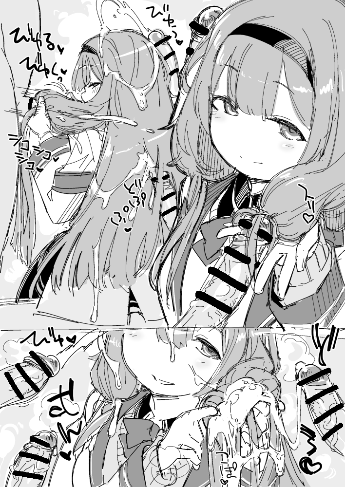 【二次】髪の毛でしごいたりぶっかけたりするエロ画像まとめ【髪コキ】