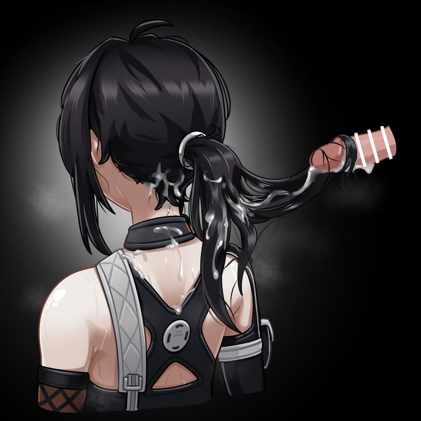 【二次】髪の毛でしごいたりぶっかけたりするエロ画像まとめ【髪コキ】