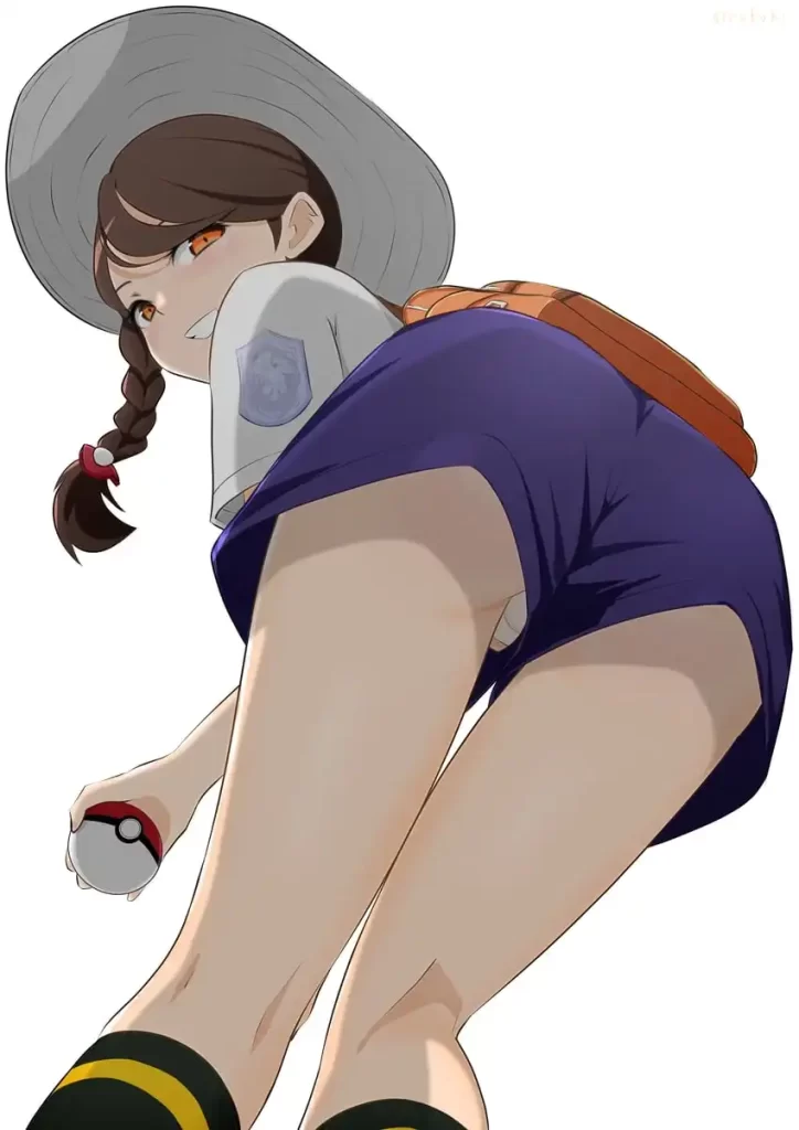 【二次】ローアングルでおパンツ見えちゃってるエロ画像まとめ
