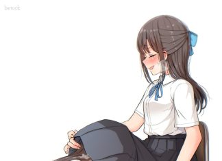 女の子のスカートの中に頭をつっこんでるエロ画像まとめ 16