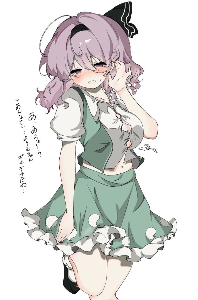 【二次】おっぱいがデカすぎて胸ボタンを飛ばしてる画像まとめ