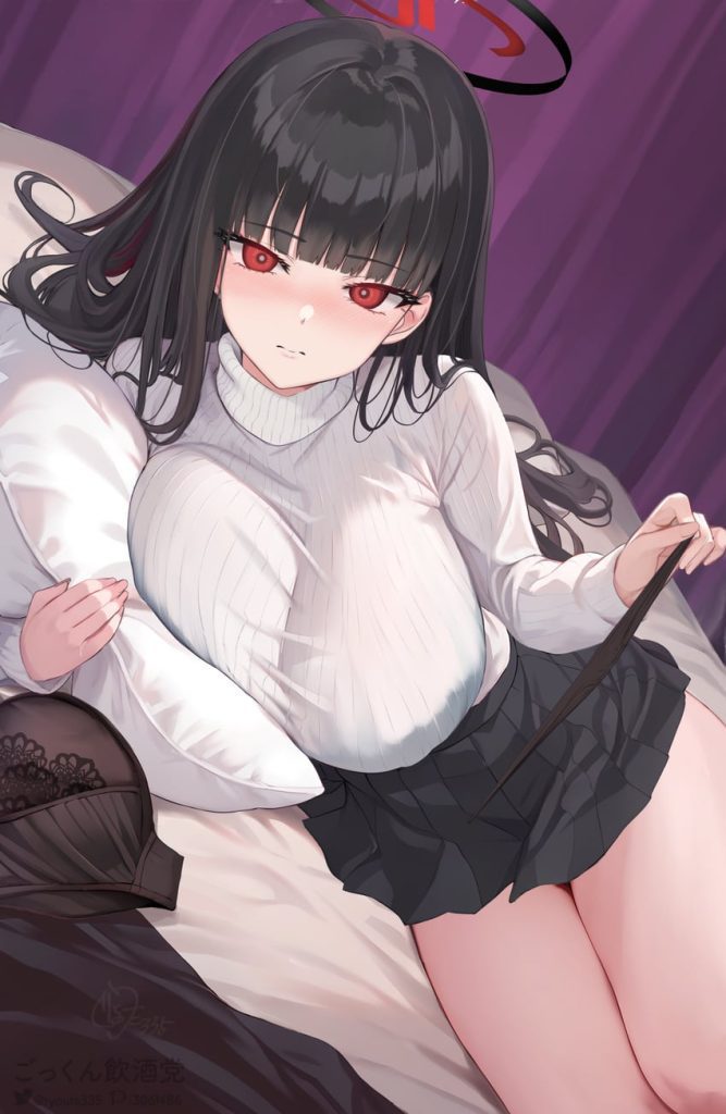 【二次】女の子が脱ぎたてパンツを広げて見せてくれるエロ画像まとめ