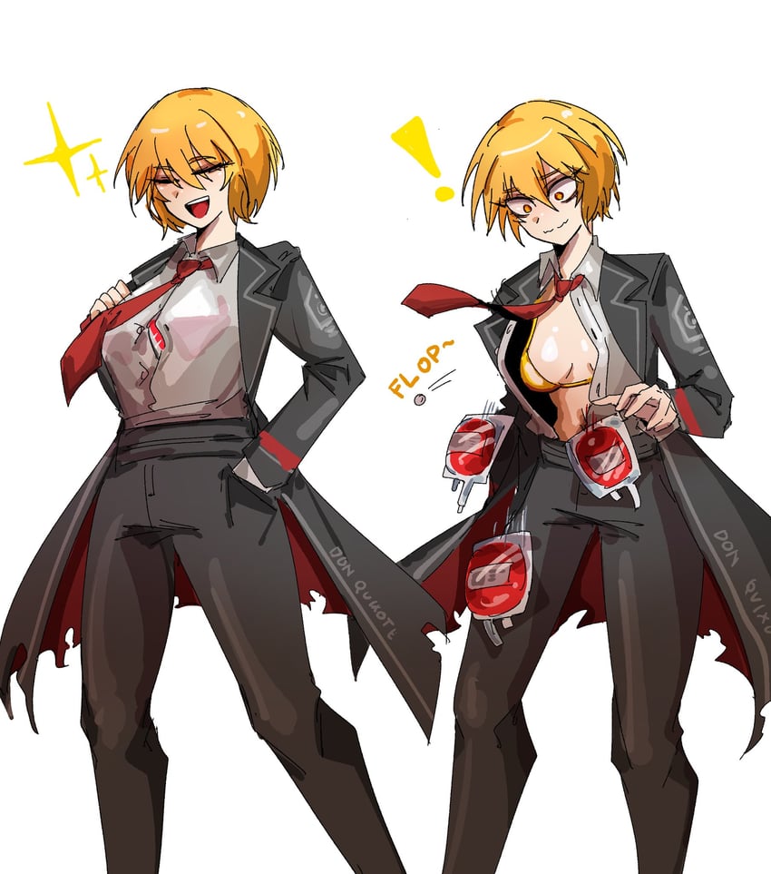 【二次】おっぱいがデカすぎて胸ボタンを飛ばしてる画像まとめ