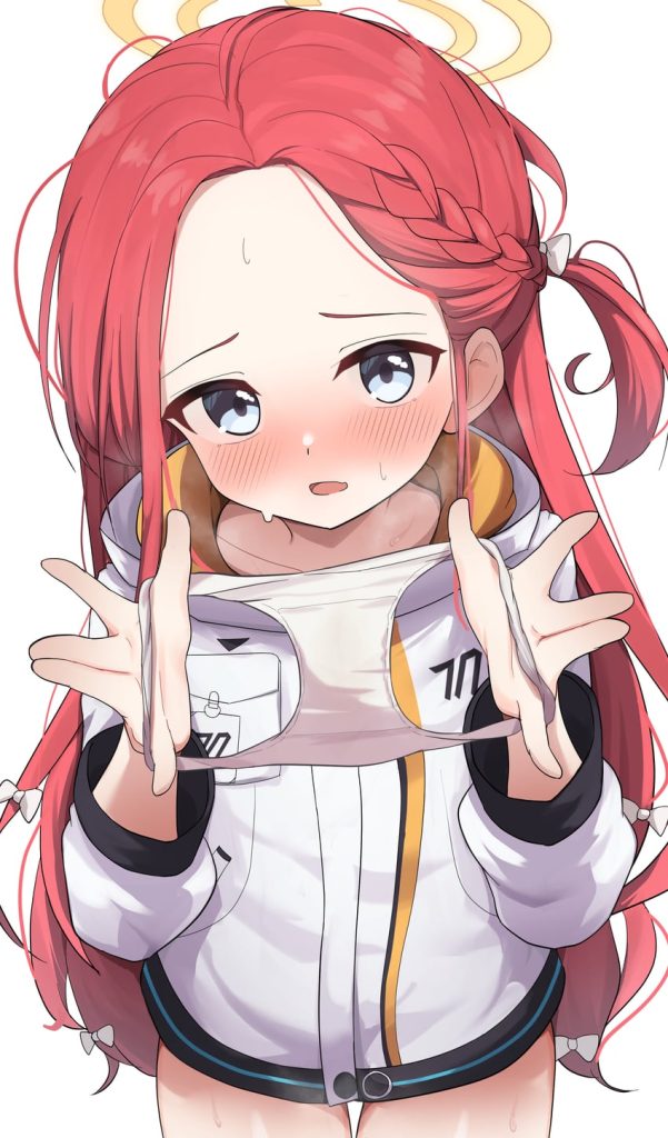 【二次】女の子が脱ぎたてパンツを広げて見せてくれるエロ画像まとめ