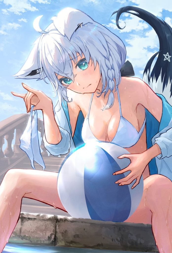 【二次】女の子が脱ぎたてパンツを広げて見せてくれるエロ画像まとめ