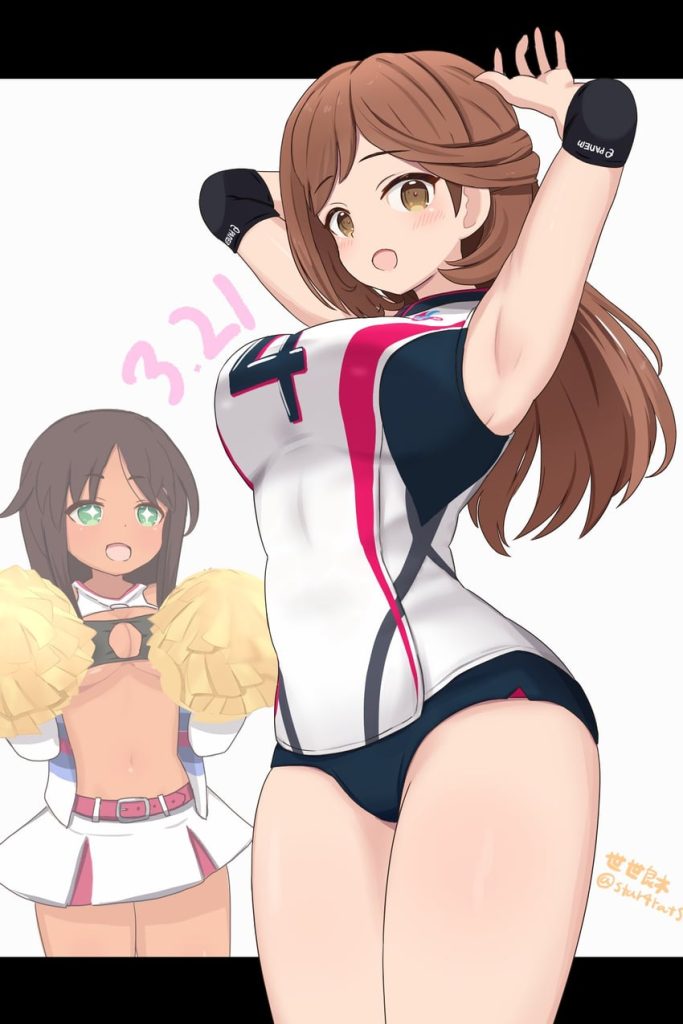 【二次】チアガールに応援されながら気持ちよくなりたいエロ画像まとめ　その２