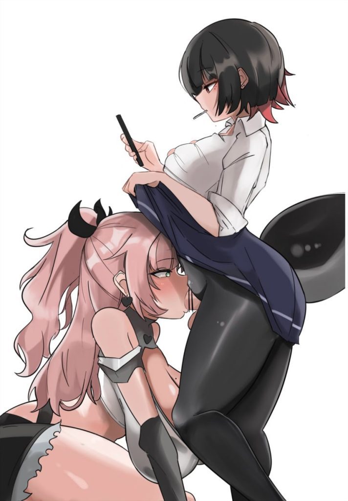 【二次】チューブトップを着た女の子のシコれるエロ画像まとめ