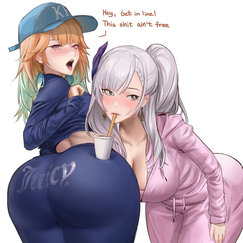 【二次】女の子のおっきなおしりでシコろう