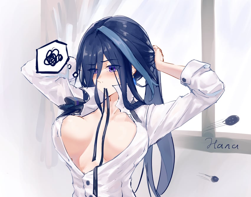 【二次】おっぱいがデカすぎて胸ボタンを飛ばしてる画像まとめ