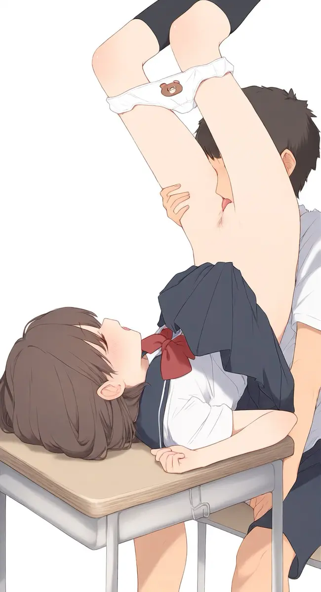 【二次】かわいいくまさんパンツを履いてる女の子のエロ画像まとめ