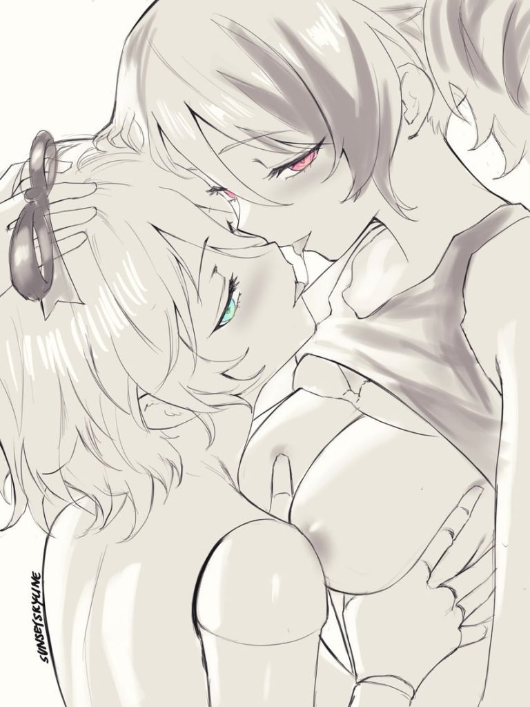 【二次】女の子のおっぱいをモミモミしてるエロ画像まとめ
