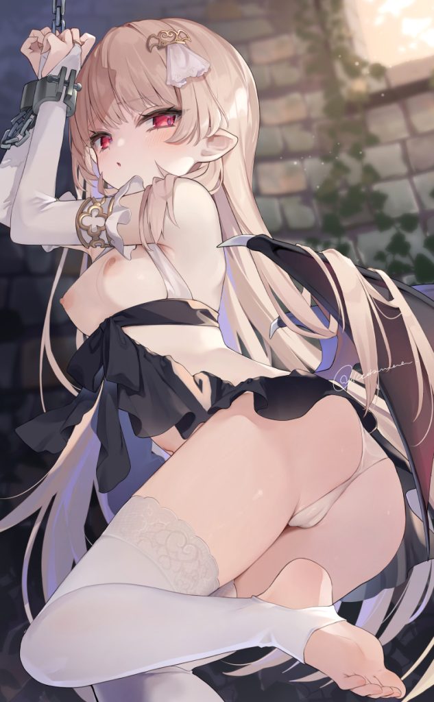 【二次】女の子のマンスジがくっきりみえるエロ画像まとめ