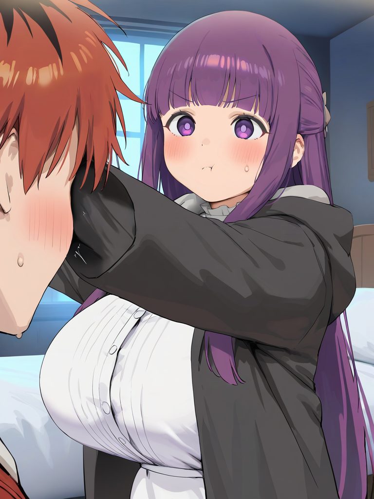 【画像】シュタルクがフェルンにねっとり性処理されちゃう!