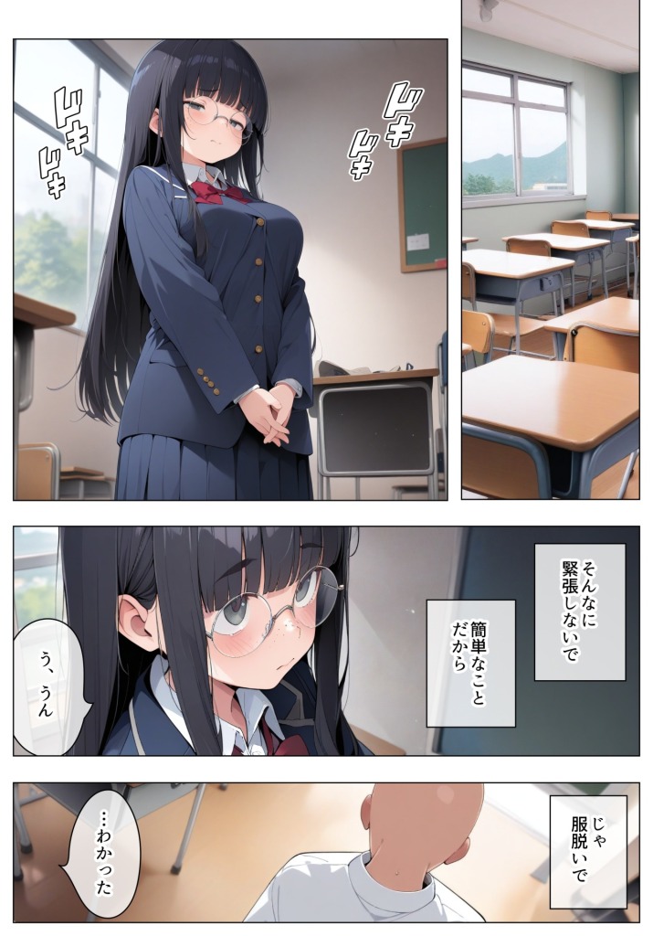 【エロ漫画】地味オタク巨乳で性欲処理 6ページ目