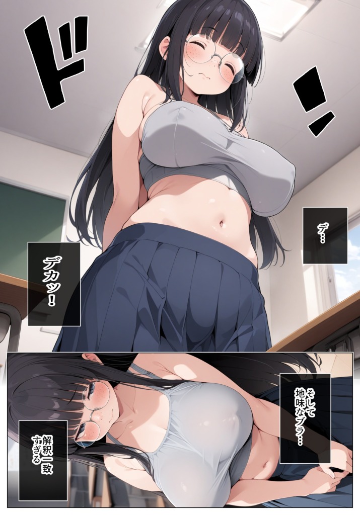 【エロ漫画】地味オタク巨乳で性欲処理 8ページ目
