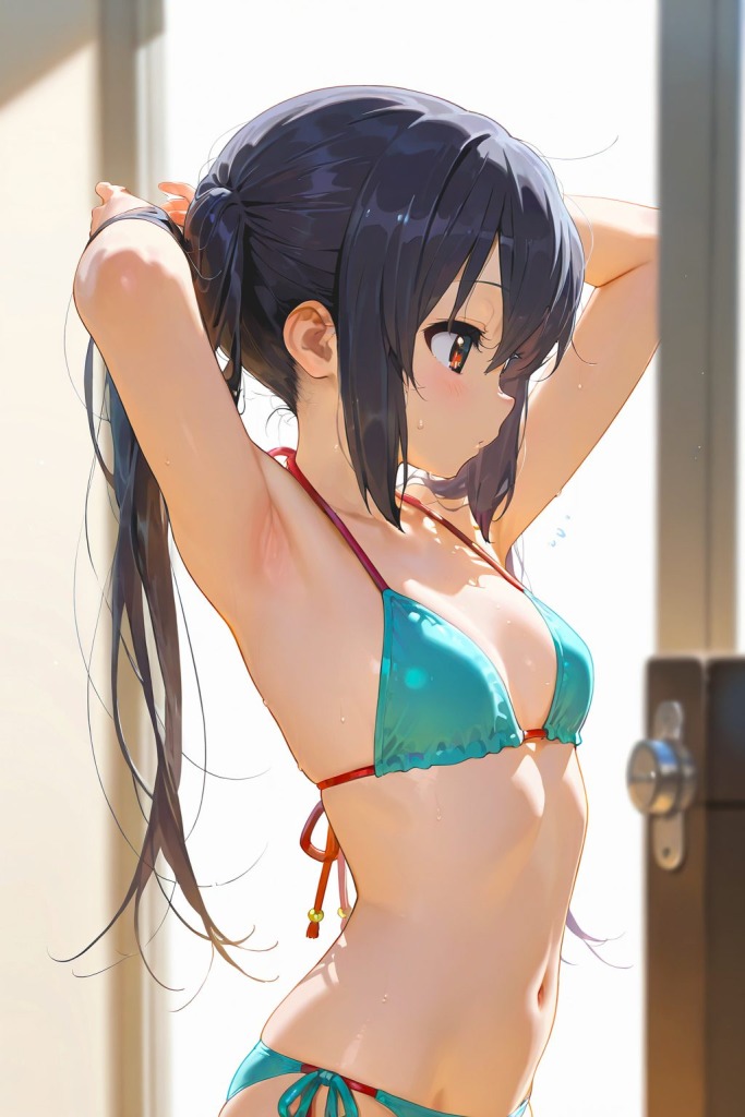 【画像】あずにゃんのえちえち水着画像集♡♡