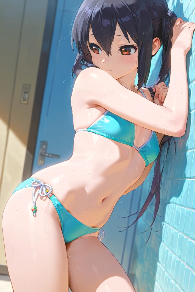 【画像】あずにゃんのえちえち水着画像集♡♡