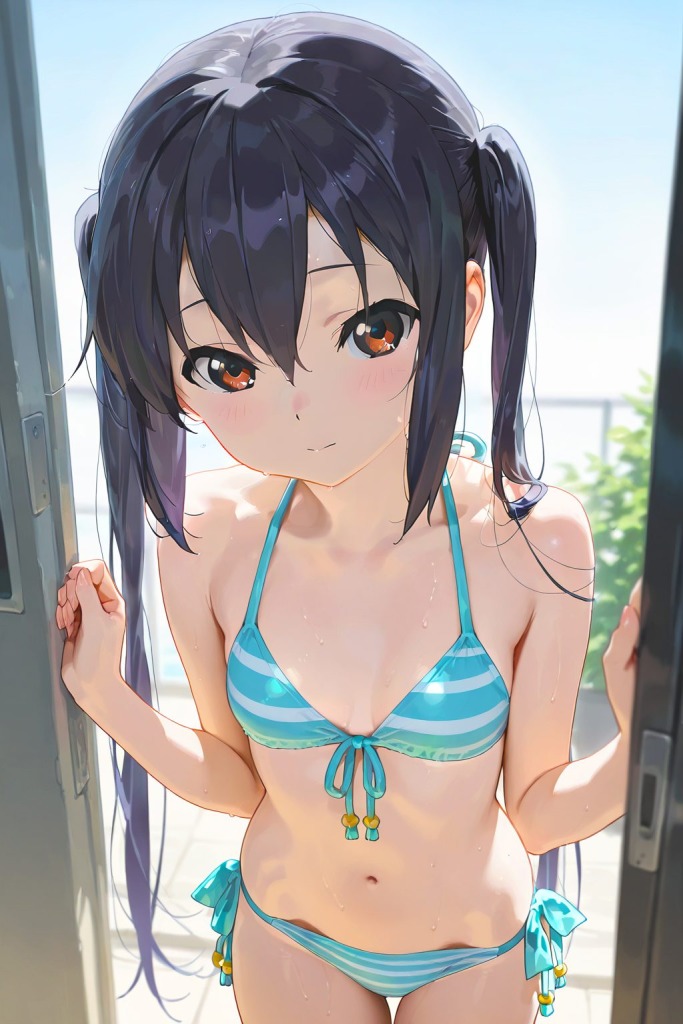 【画像】あずにゃんのえちえち水着画像集♡♡