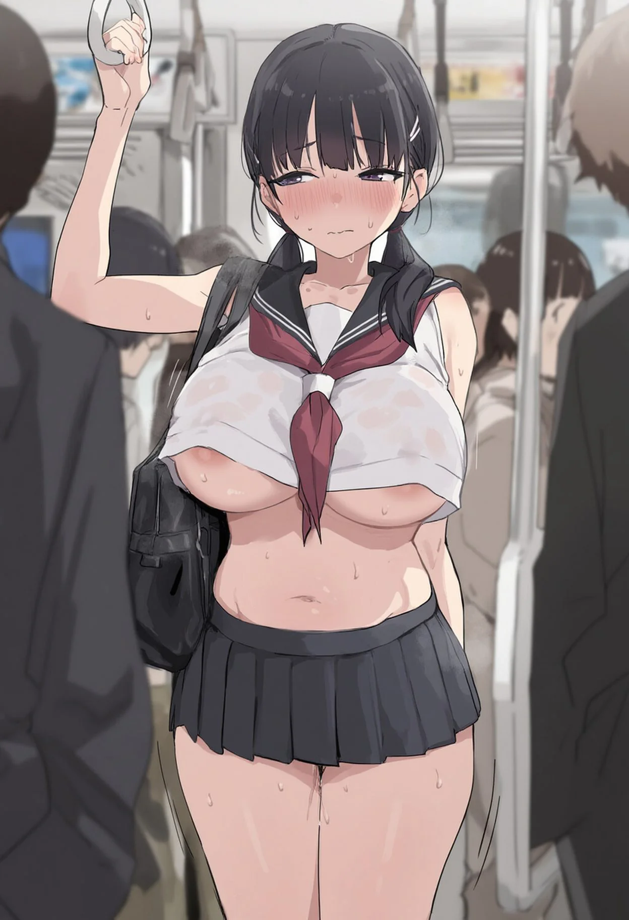 【二次エロ】猛暑対策制服