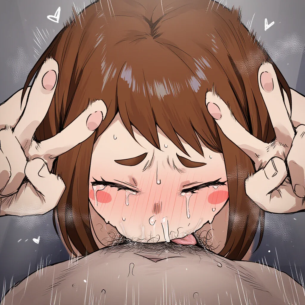 【画像】お茶子敗北フェラ