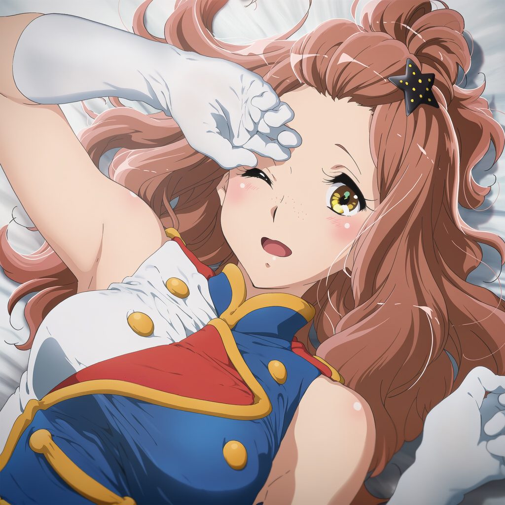 【画像】サンフェス衣装のキャラたちにぶっかけ【響け!ユーフォニアム】 17枚目