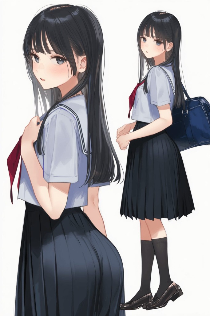 【二次エロ】セーラー服女子をぶち犯す♥