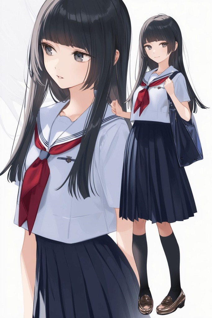 【二次エロ】セーラー服女子をぶち犯す♥