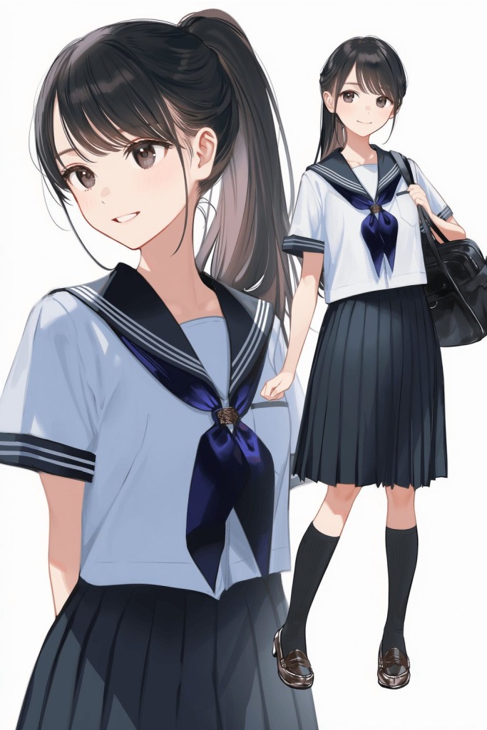 【二次エロ】セーラー服女子をぶち犯す♥