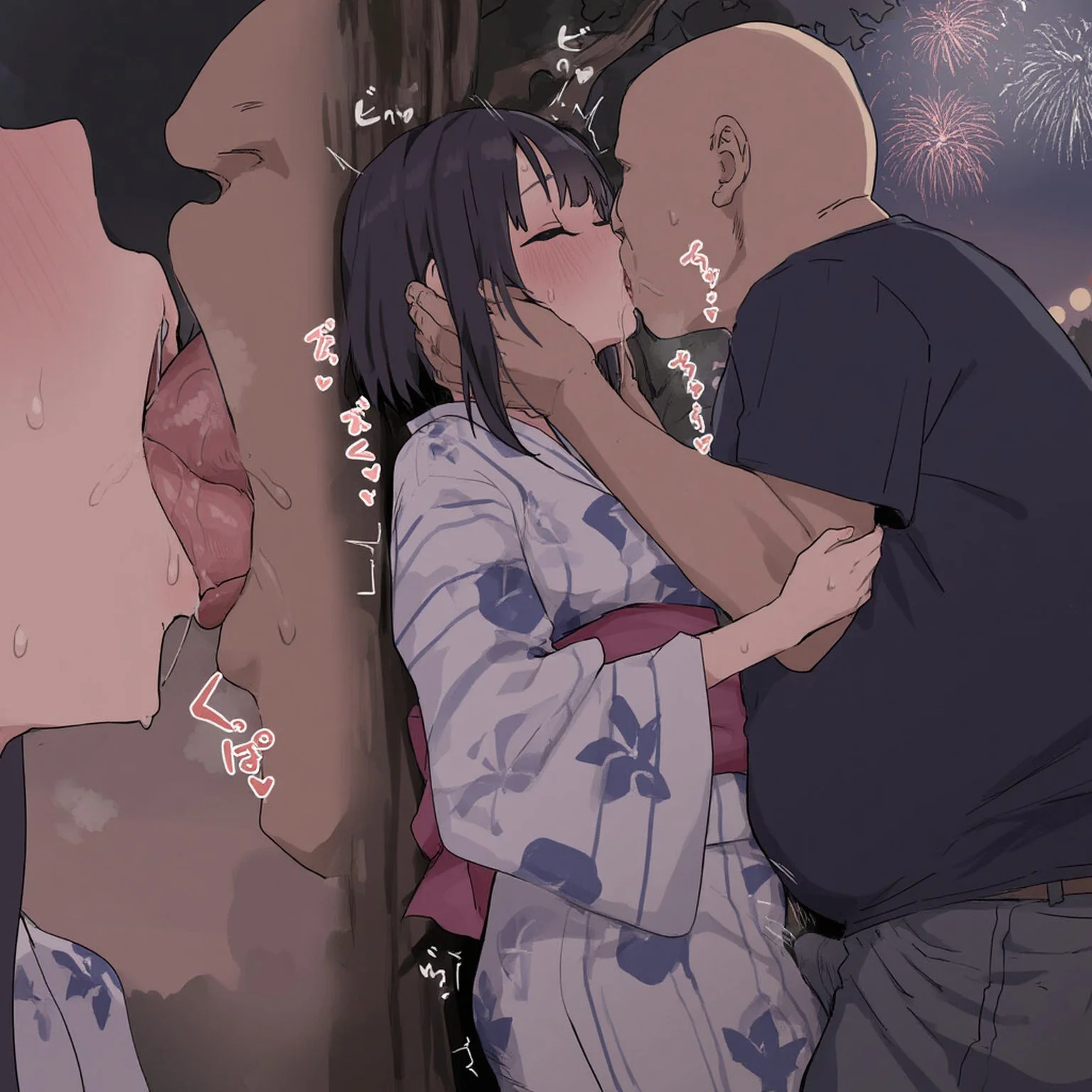 【二次エロ】浴衣少女がおっさんに・・・
