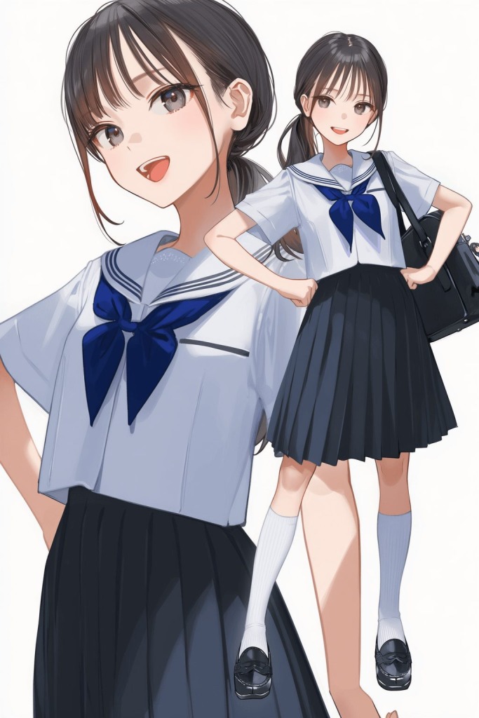 【二次エロ】セーラー服女子をぶち犯す♥