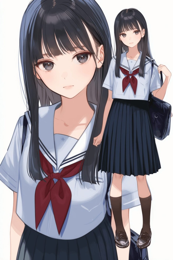 【二次エロ】セーラー服女子をぶち犯す♥