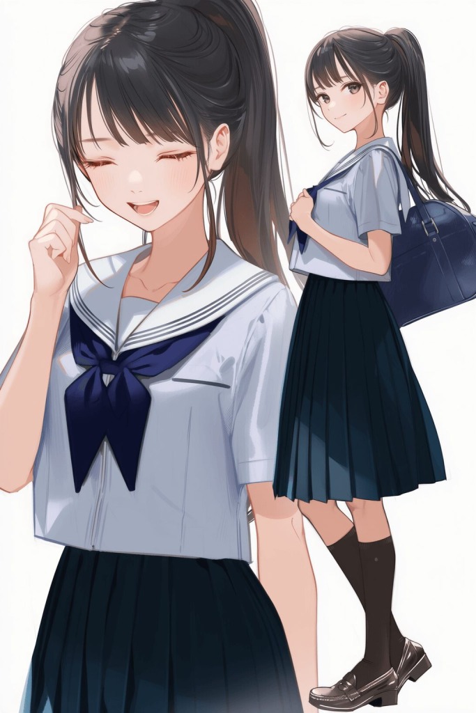 【二次エロ】セーラー服女子をぶち犯す♥