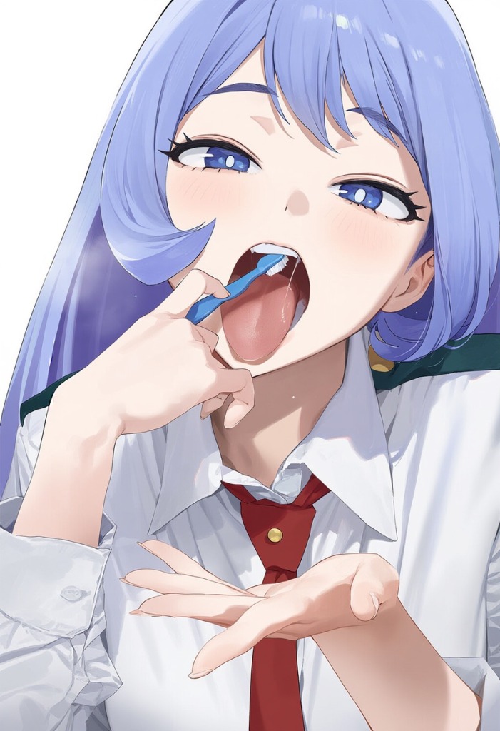 【画像】ヒロアカキャラたちが歯ブラシでえっちなことしてるエロ画像のサムネイル画像