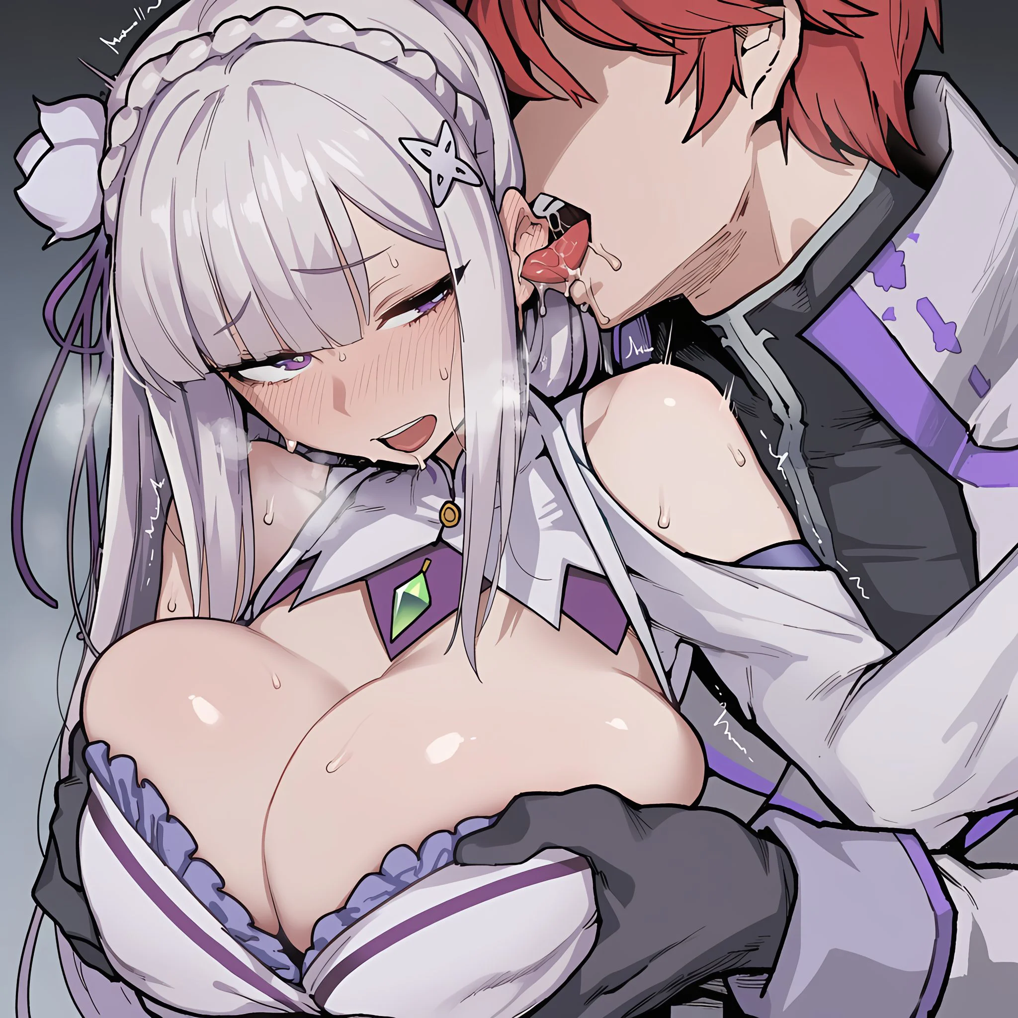 【画像】エミリアと最高に気持ちいいセックス