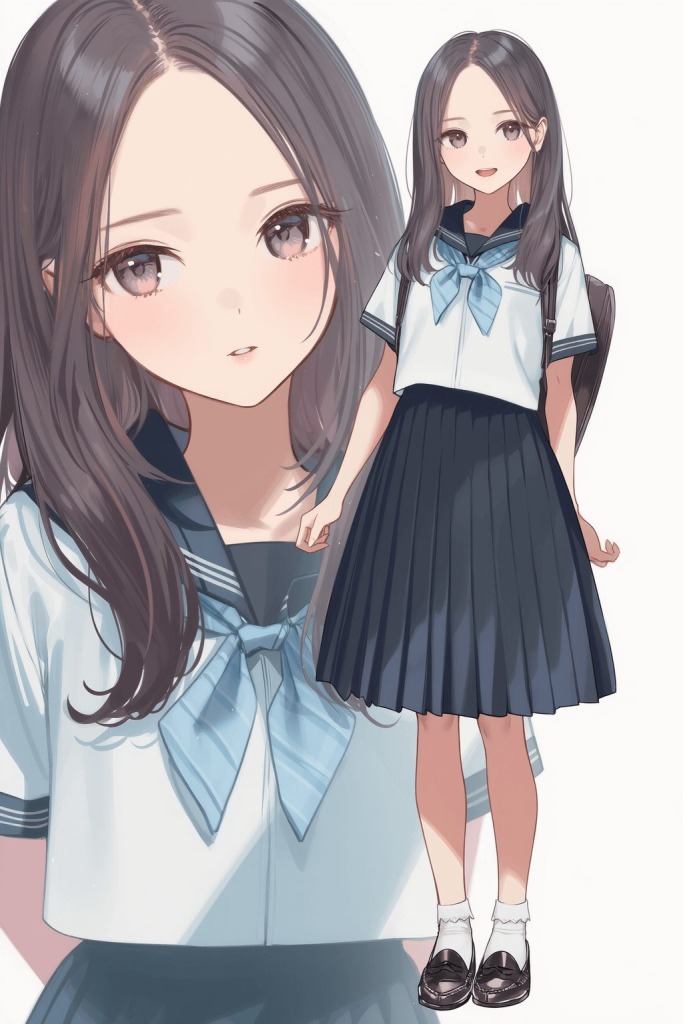 【二次エロ】セーラー服女子をぶち犯す♥