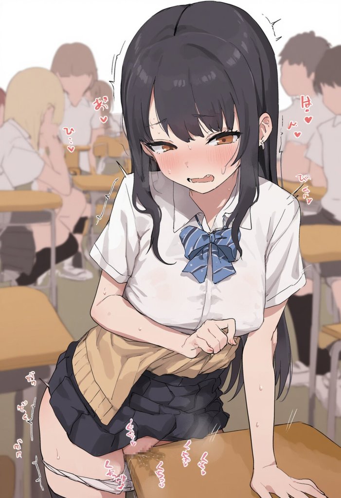 【二次エロ】常識改変で公開オナニーしてる女の子たち