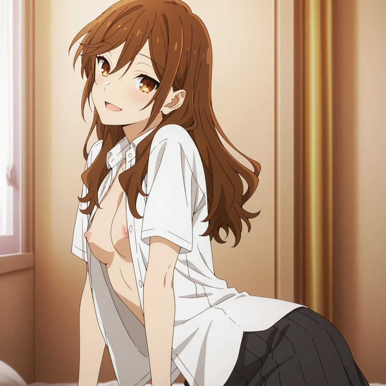 【ホリミヤ】堀京子と愛のあるえっちするエロ画像