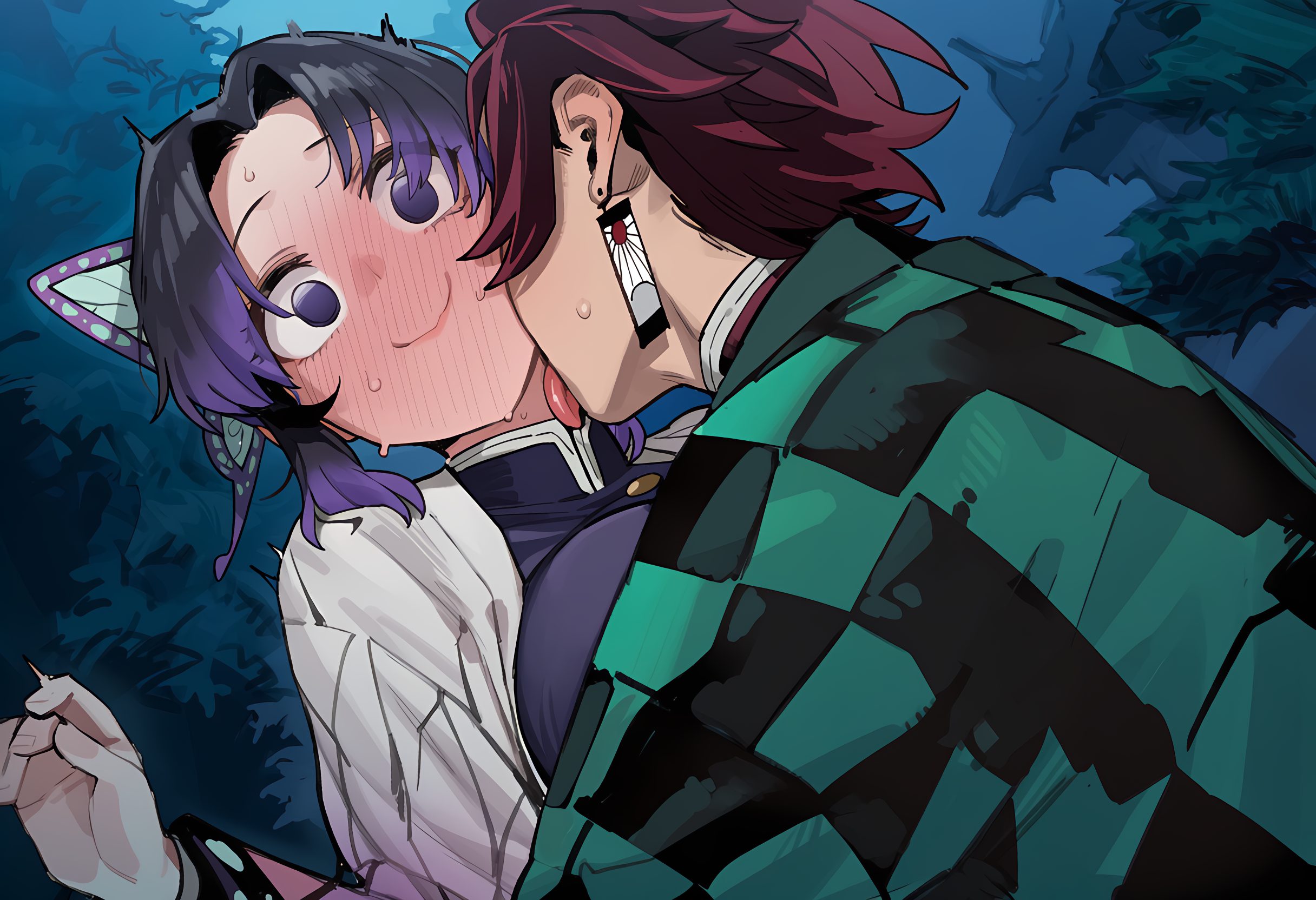 【画像】 胡蝶しのぶと炭治郎のガチでエ□いセッ○ス