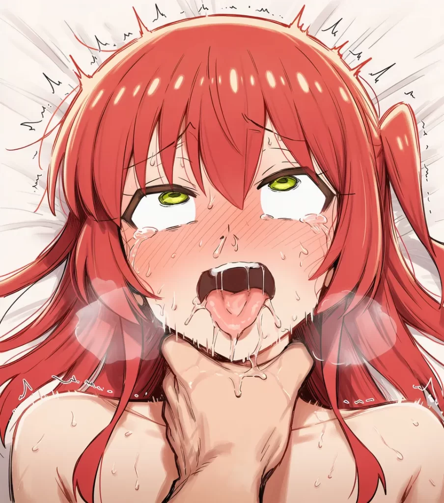 【ぼざろ】首絞めで苦しみながらアヘ顔になっちゃってる女の子たち