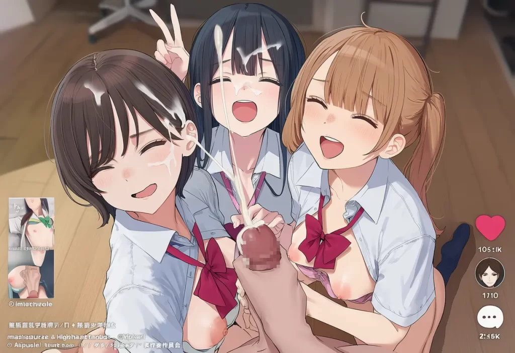 【二次エロ】TikTokでおっぱい晒すのが流行った世界・・・