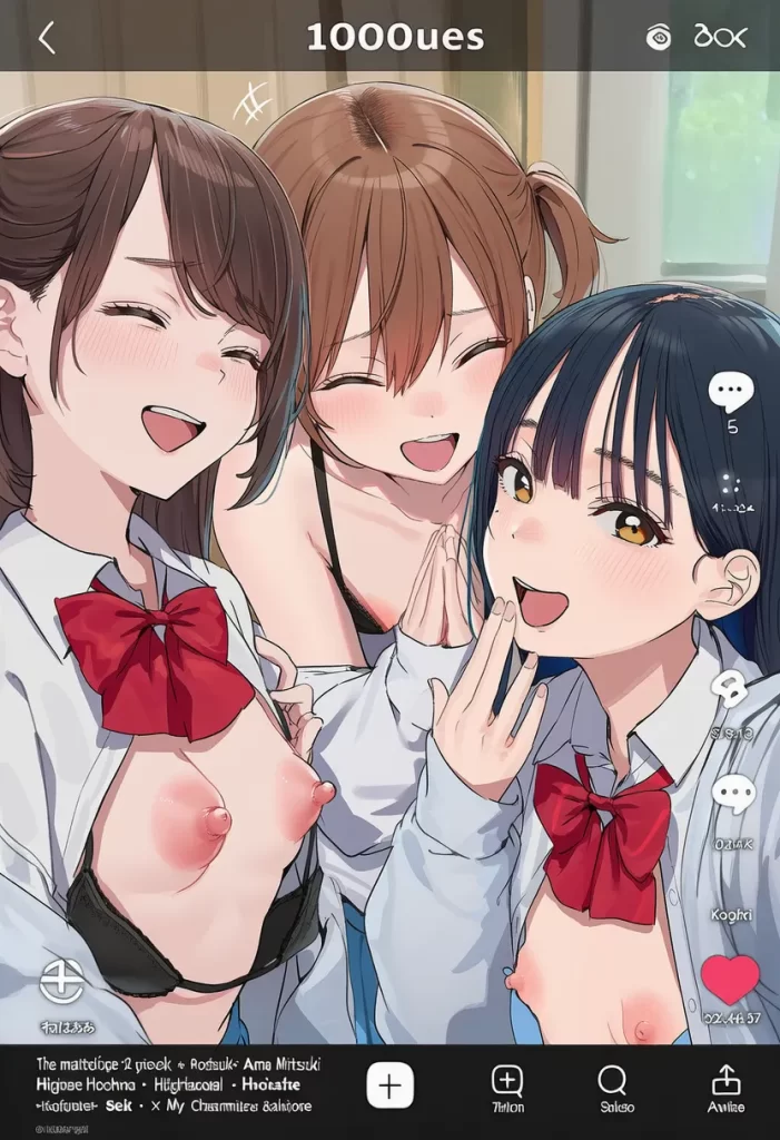 【二次エロ】TikTokでおっぱい晒すのが流行った世界・・・