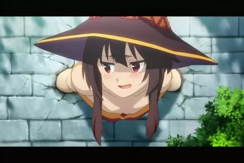 【このすば】壁尻で犯されちゃってるエロ画像