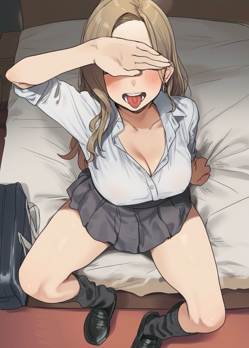 【二次エロ】金髪ギャルの援◯交際♡