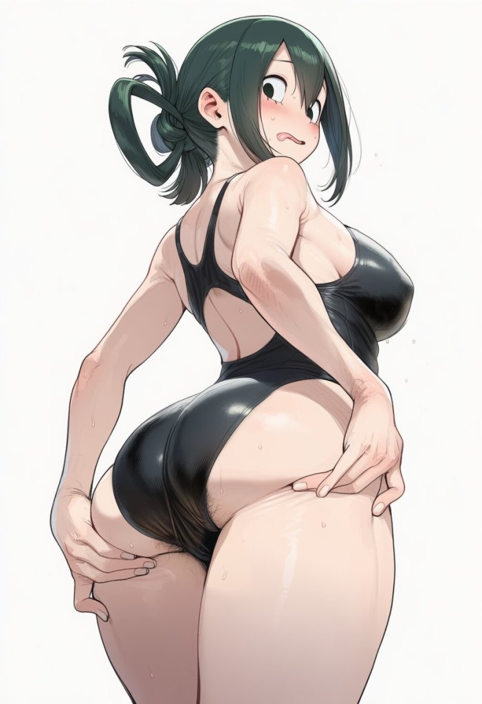 【ヒロアカ】蛙吹梅雨のえろすぎる下着でシコろう