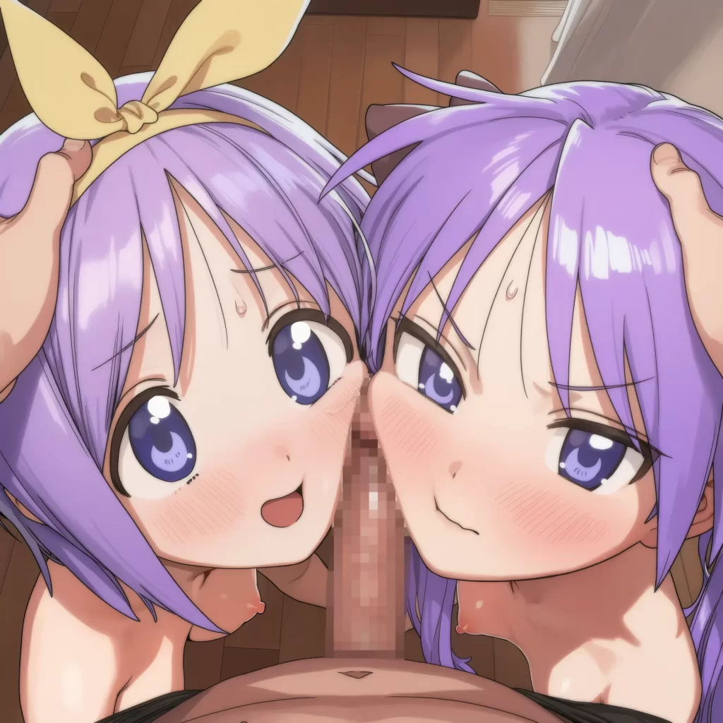 【二次エロ】女の子のほっぺにおち◯ぽ擦り付けるエロ画像