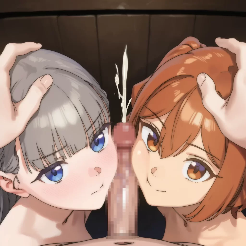 【二次エロ】女の子のほっぺにおち◯ぽ擦り付けるエロ画像