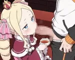 ベアトリスにち●ぽしゃぶらせるエロGIF